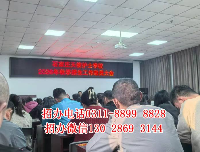 石家庄天使护士学校招生简章 石家庄天使护士学校2026年秋季招生时间